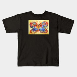 Abstractions on butterfly wings Kids T-Shirt